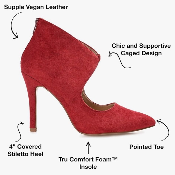 Journee Collection NIB Stiletto Pointed Toe Pump SIZE 10 - Picture 2 of 10